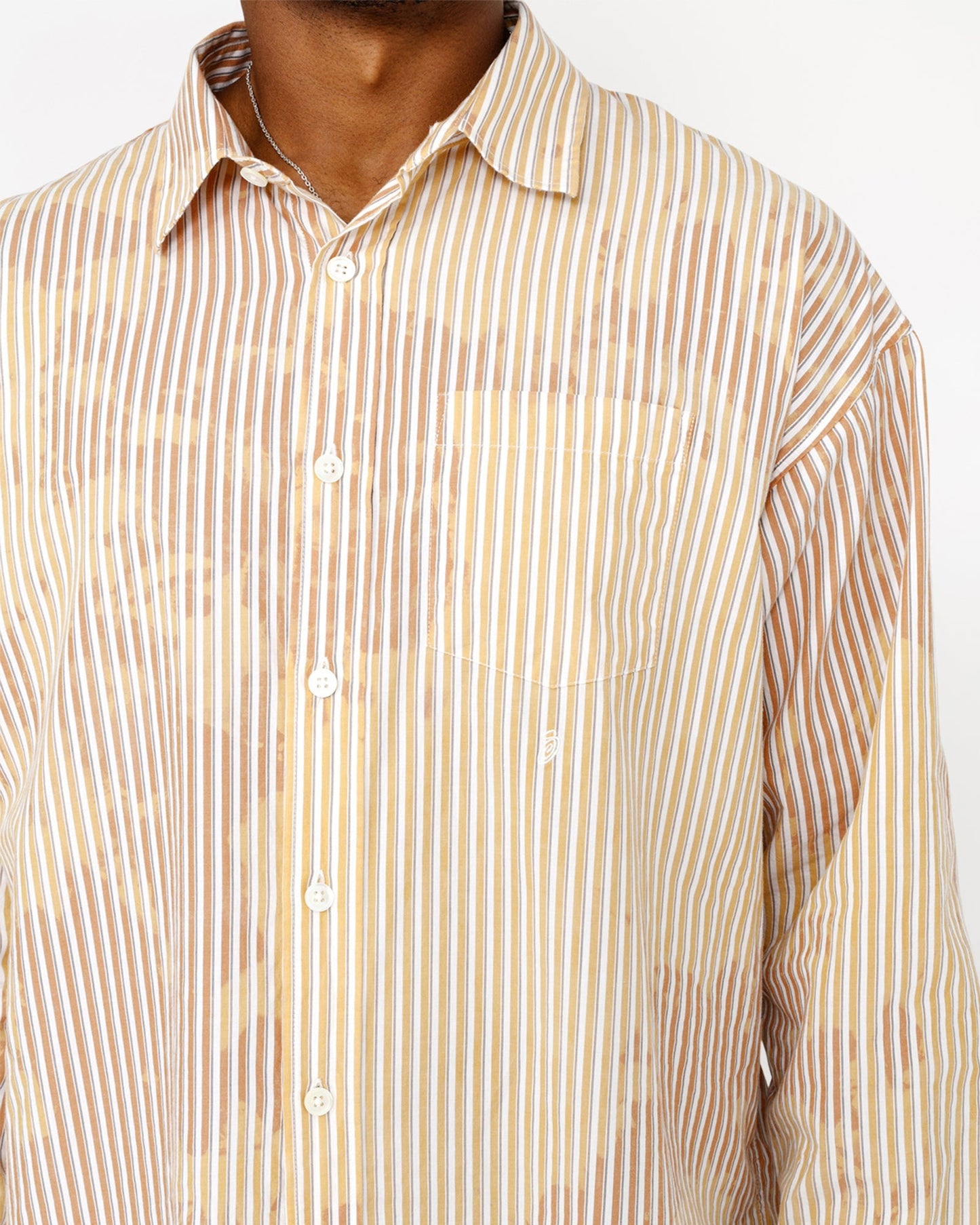 CHEMISE CLASSIQUE LS POPELINE DÉLAVÉE