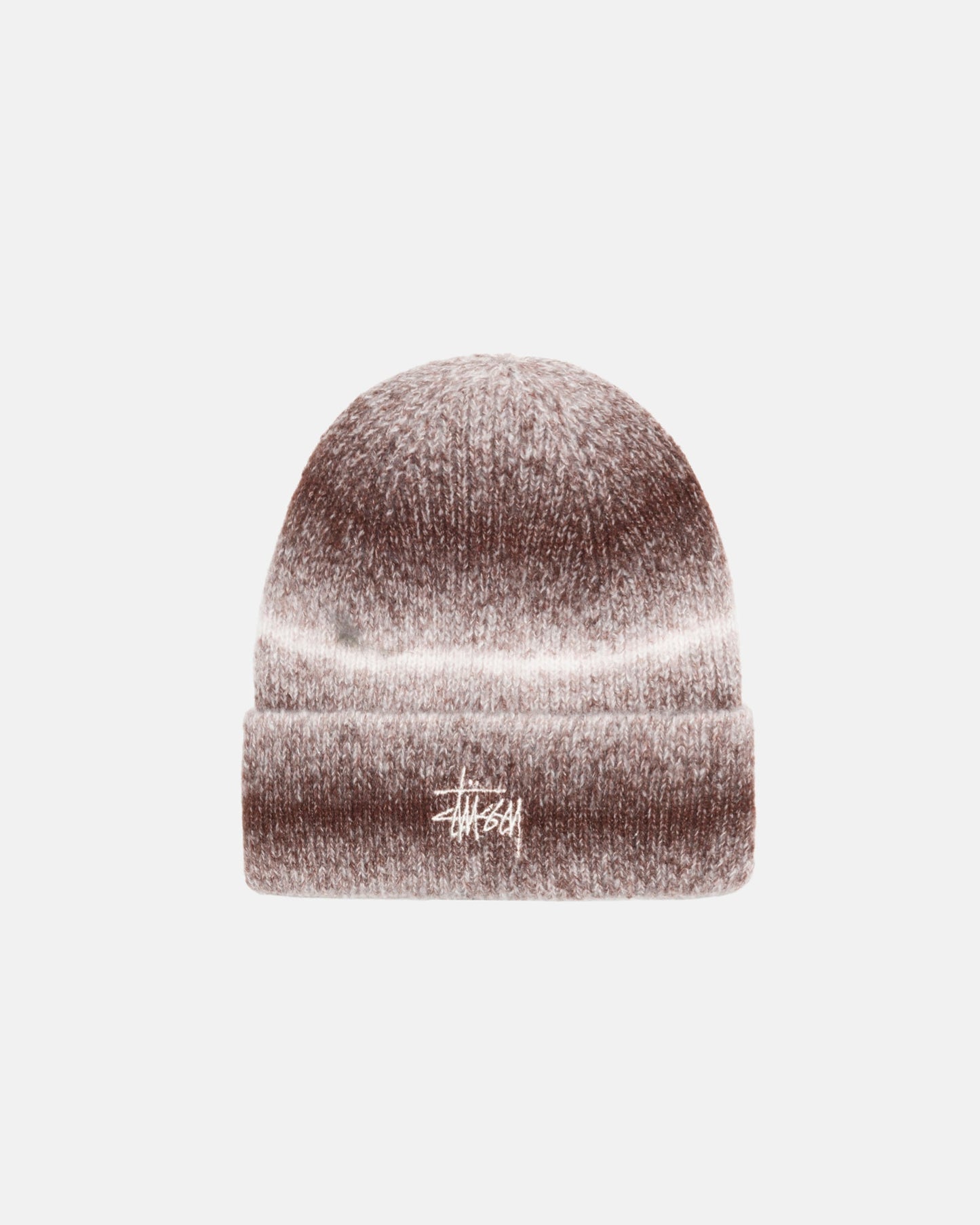 BONNET RAYÉ À REVERS EN TRICOT