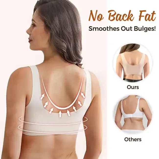 💕1 acheté = 1 gratuit💕 Soutien-gorge sans fil push-up confortable avec fermeture avant et maintien 5D