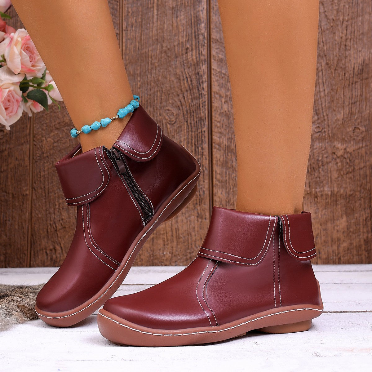 ⏰Last Day! 45% OFF🔥Women's Orthopedic Genuine Leather Walking Boots