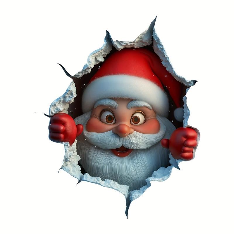 🎄🔥2D Christmas Creative Wall Sticker
