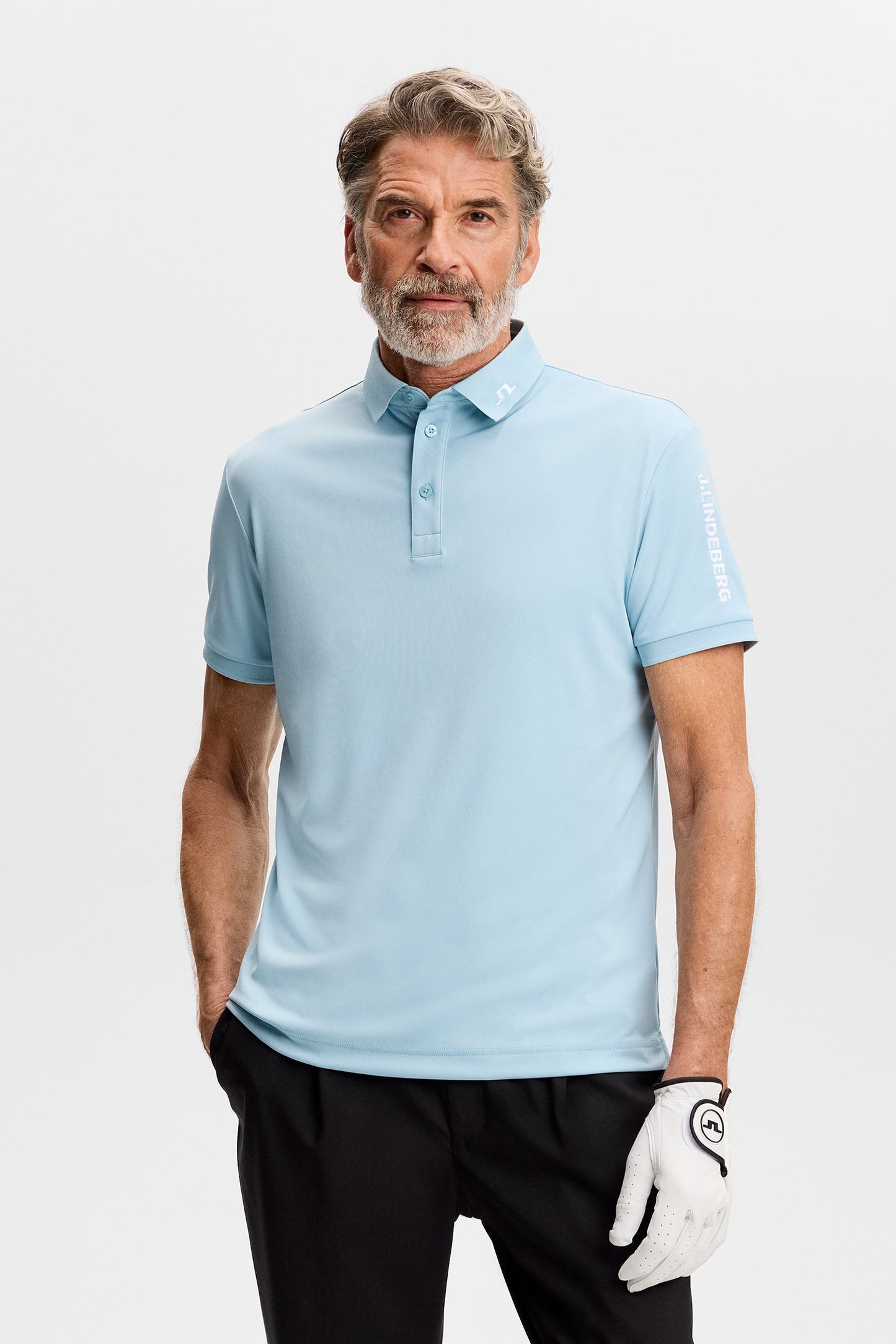 Tour Tech Polo / Forget-Me-Not