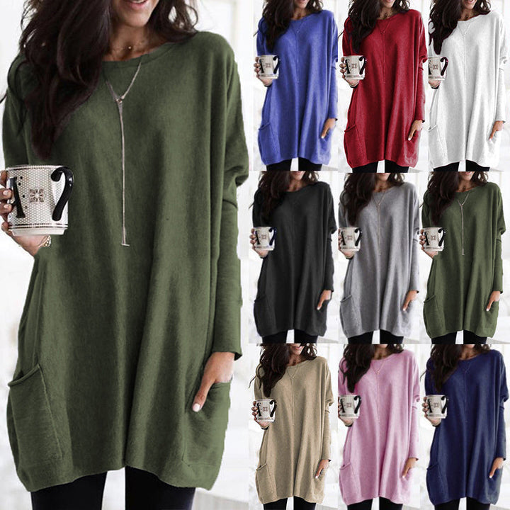 Pull chic femme col rond automne/hiver